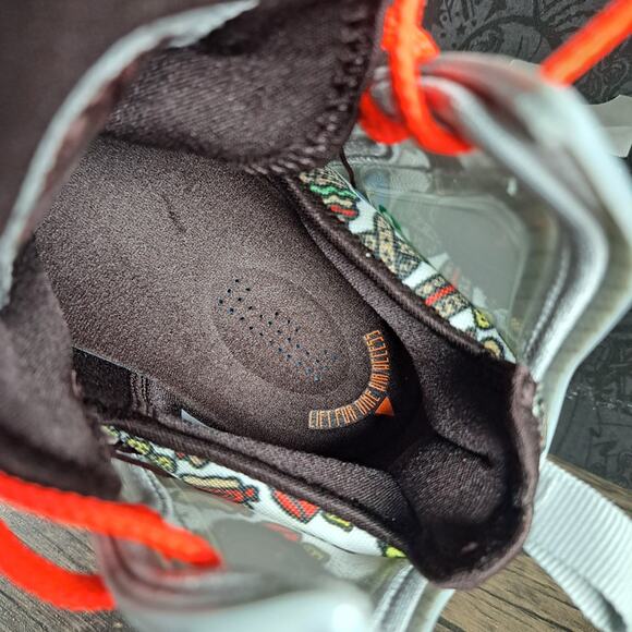 Nike Lebron XIX 19 Fast Food Grey Fog Roma Green Sneaker Men's Sz 8.5 Women's 10 - Picture 7 of 9